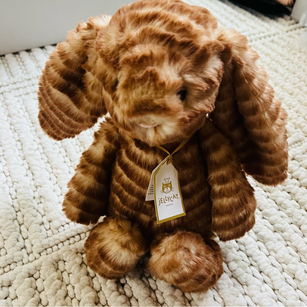 Jellycat Bashful Luxe Bunny Juniper - BNWT w/ Dust Bag